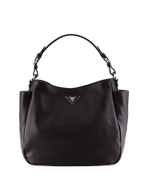 br2375 prada|Prada Vitello Daino Single Strap Tote Bag, Black (Nero).